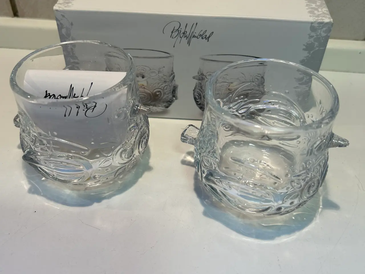 Billede 1 - Ny glas lysestager