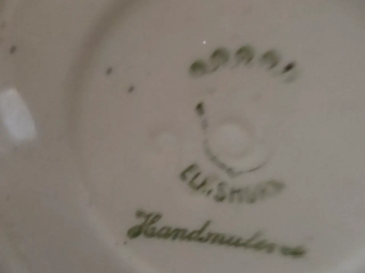Billede 5 - Vintage Eisgrub keramik vase / skål – Håndmalet re