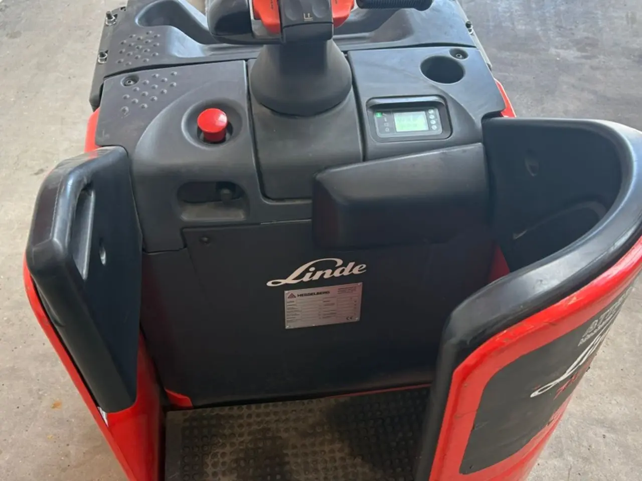 Billede 3 - Linde T20 lang palletruck m. lader Med lange gafler