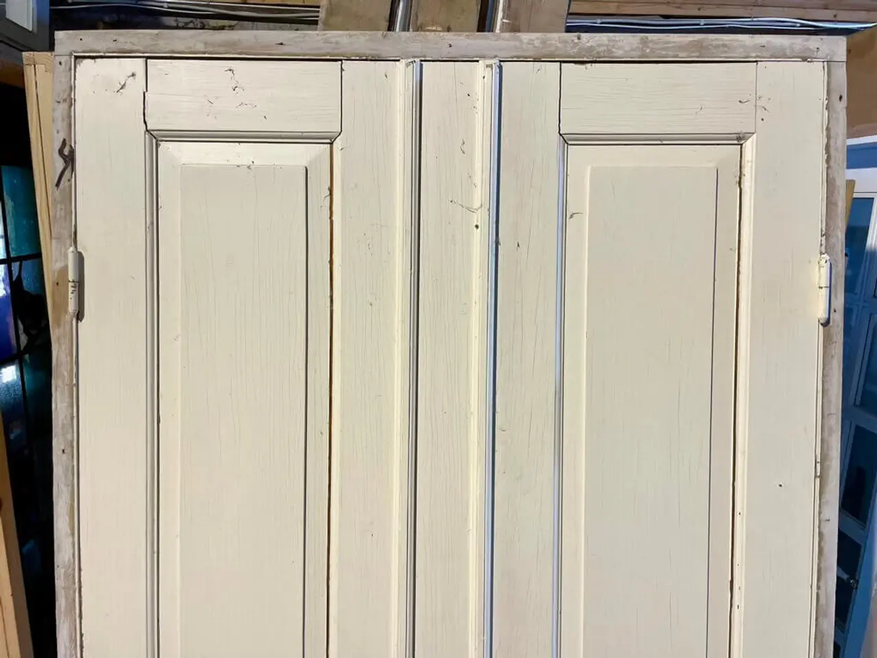 Billede 3 - Smuk, original dobbeltdør m. karm