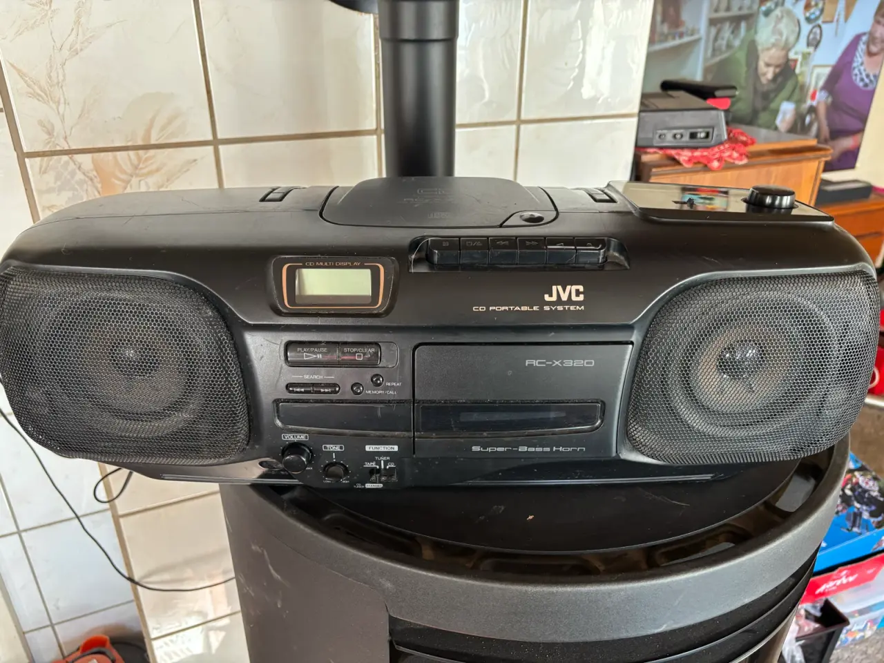 Billede 1 - JVC rc-x320 bærbar radio kassette og cd afspiller 