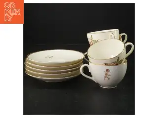 Porcelænskopper med underkopper fra B&G