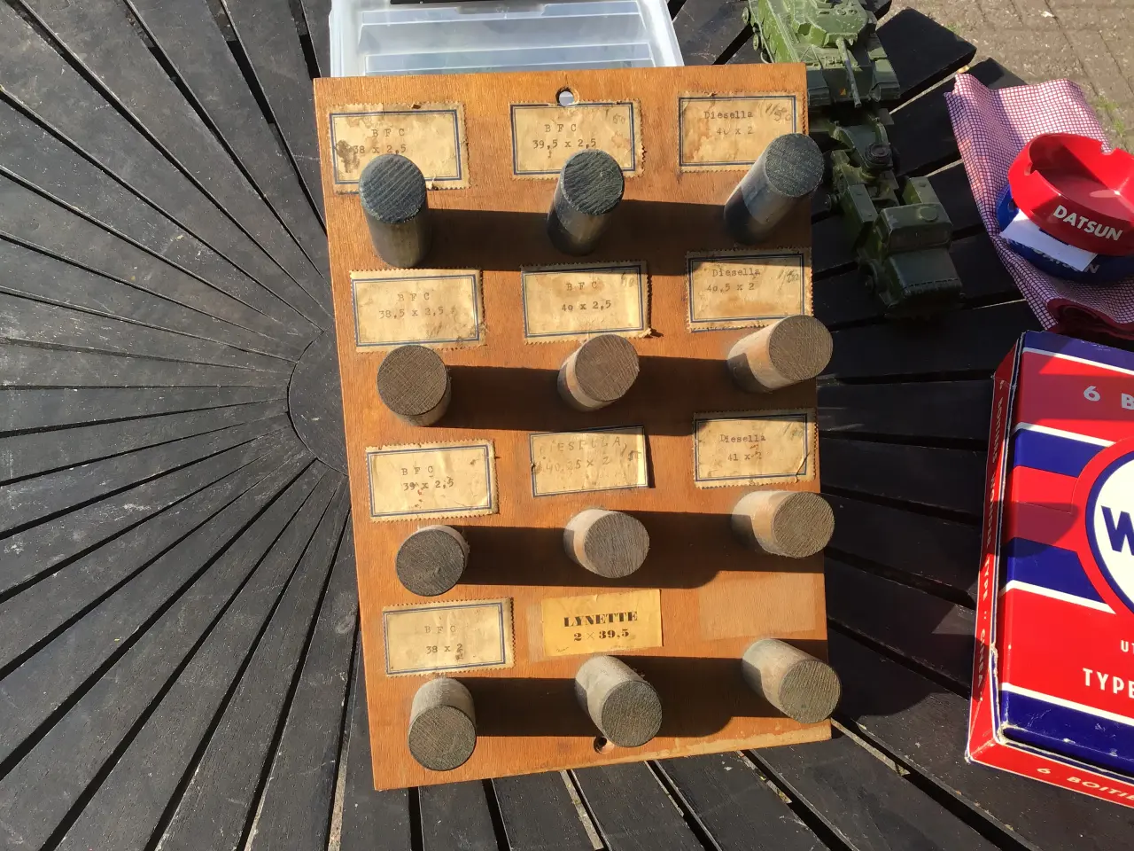 Billede 1 - Knallert tavle stempelringe gammel