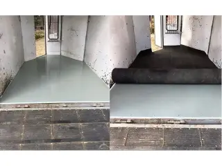 Plastgulvplade 20x1700x3100mm Grå