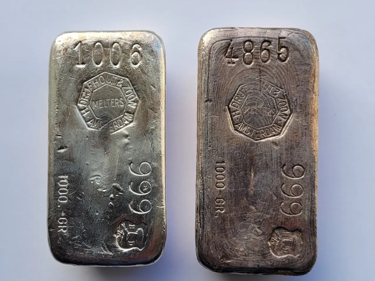 Billede 1 - 1 kg 999% sølvbarre