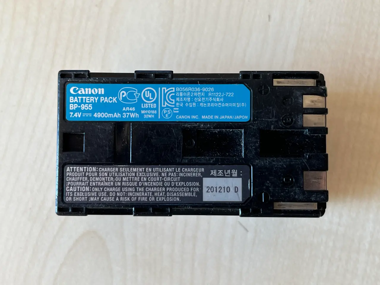Billede 4 - 5. Stk.Canon batterier