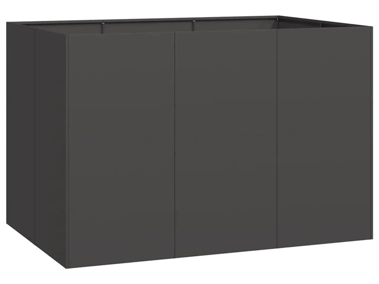 Billede 2 - Plantekasse 120x80x80 cm stål sort
