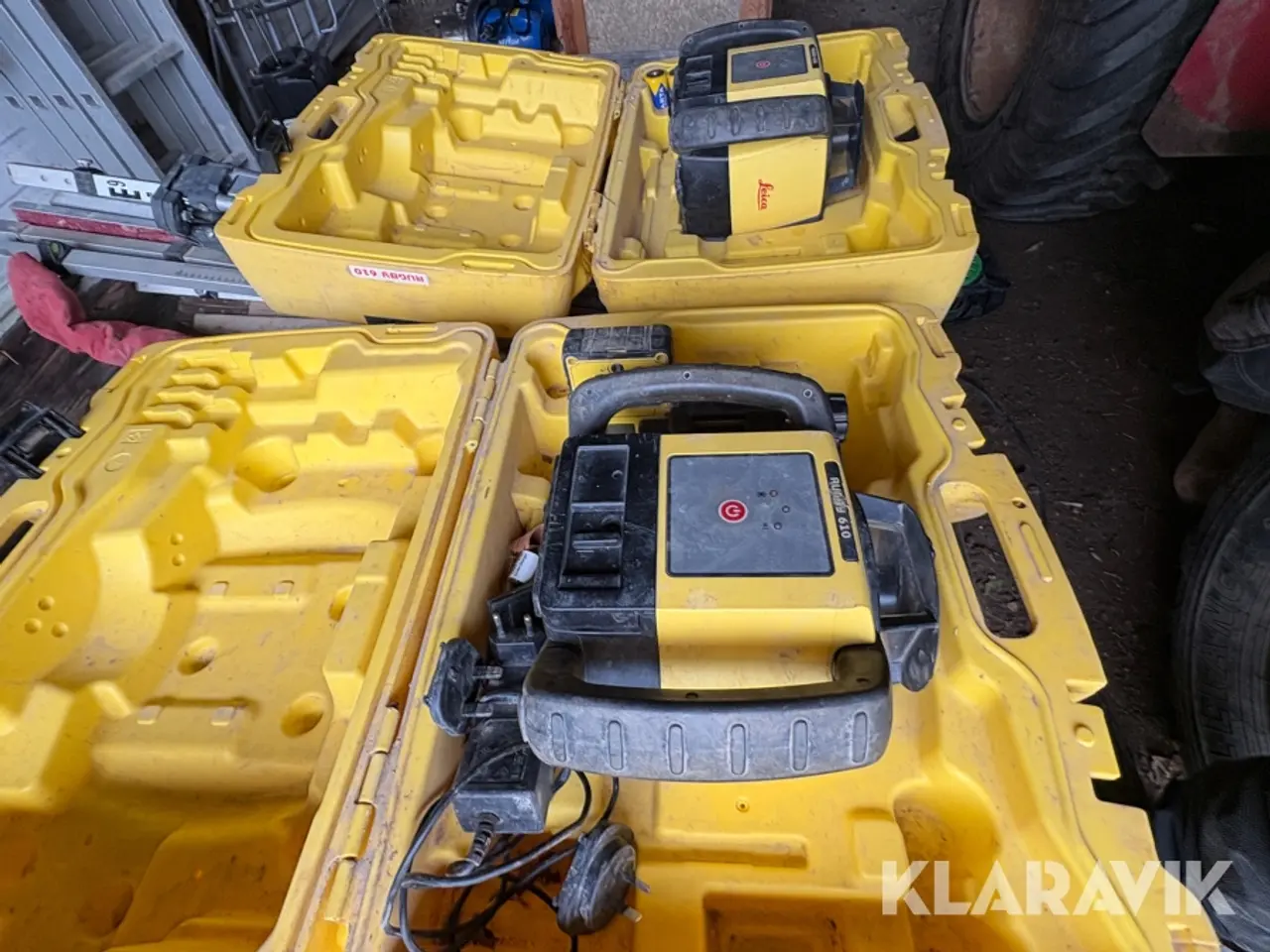 Billede 4 - Rotationslaser 2 styk Leica rugby 610