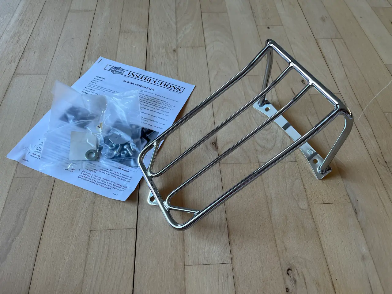 Billede 3 - Bobtail fender rack / bagagebærer til Harley-David