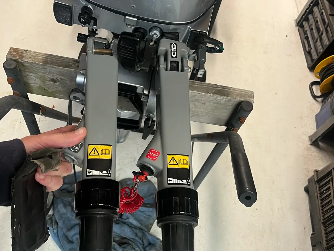 Billede 4 - Styrehåndtag til Honda BF8-20
