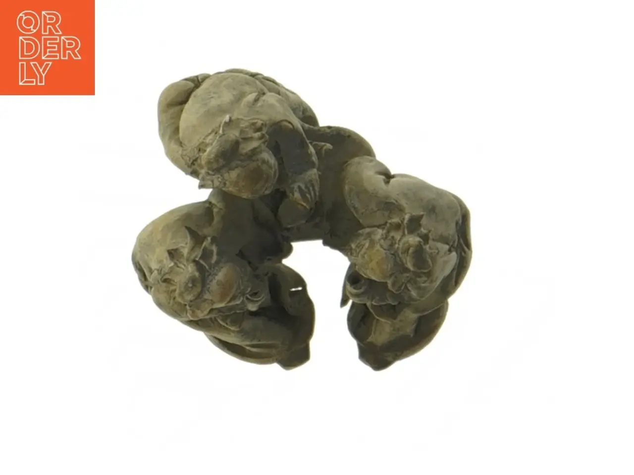 Billede 2 - Skulptur af tre kinesiske mænd(str. 8 cm) (str. 8 cm)