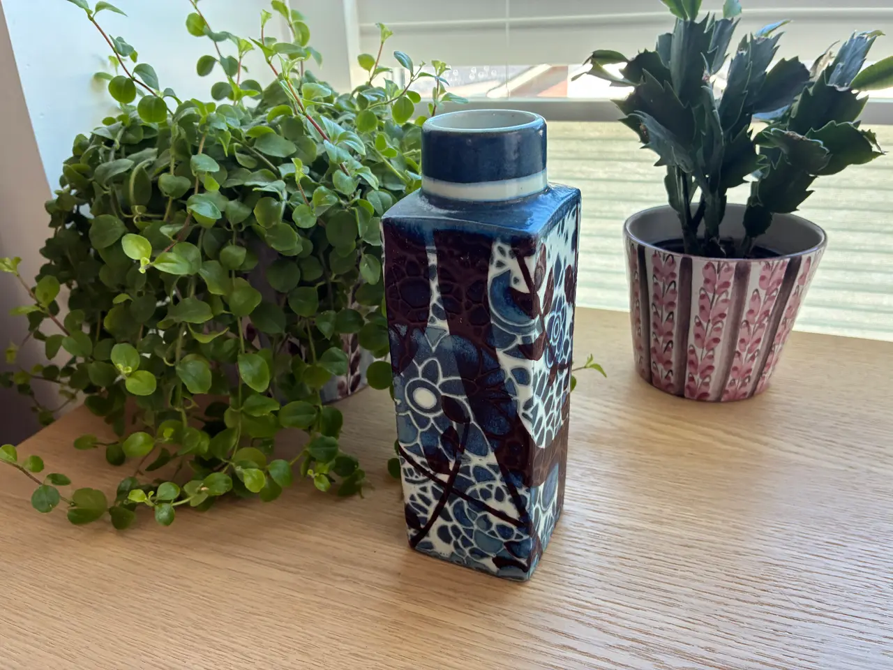 Billede 2 - Baca firkantet vase - 19 cm - Royal Copenhagen