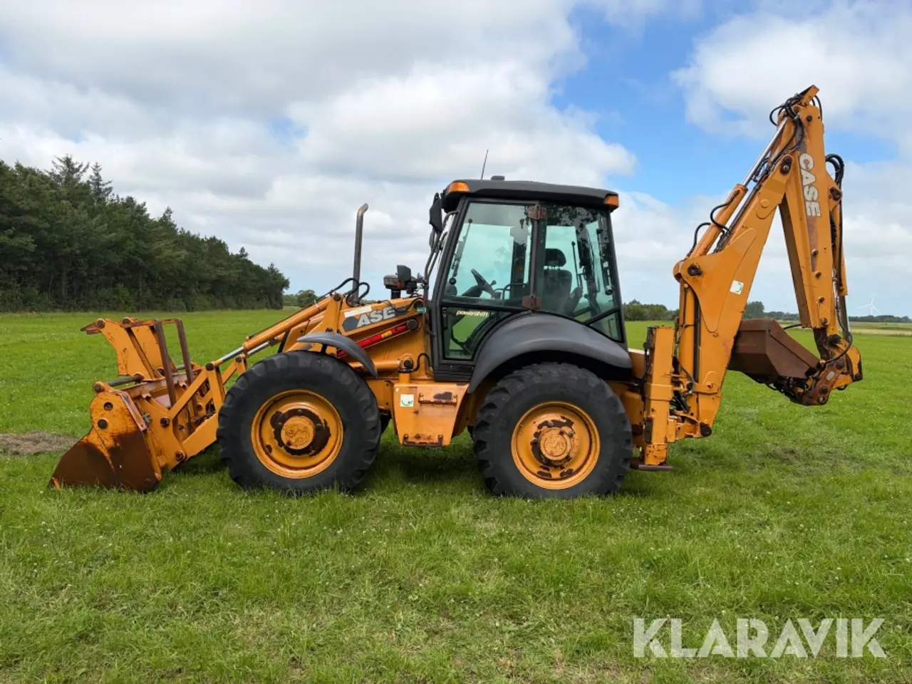 Billede 2 - Rendegraver CASE 695 SM - hydraulisk sideforskydning og ekstra skovle