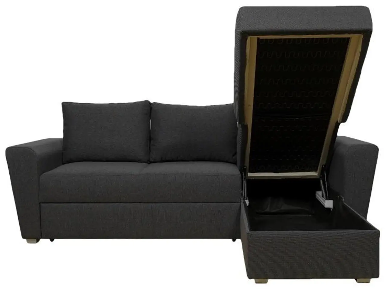 Billede 10 - Studio sovesofa med vendbar chaiselong - koksgrå Inari 95