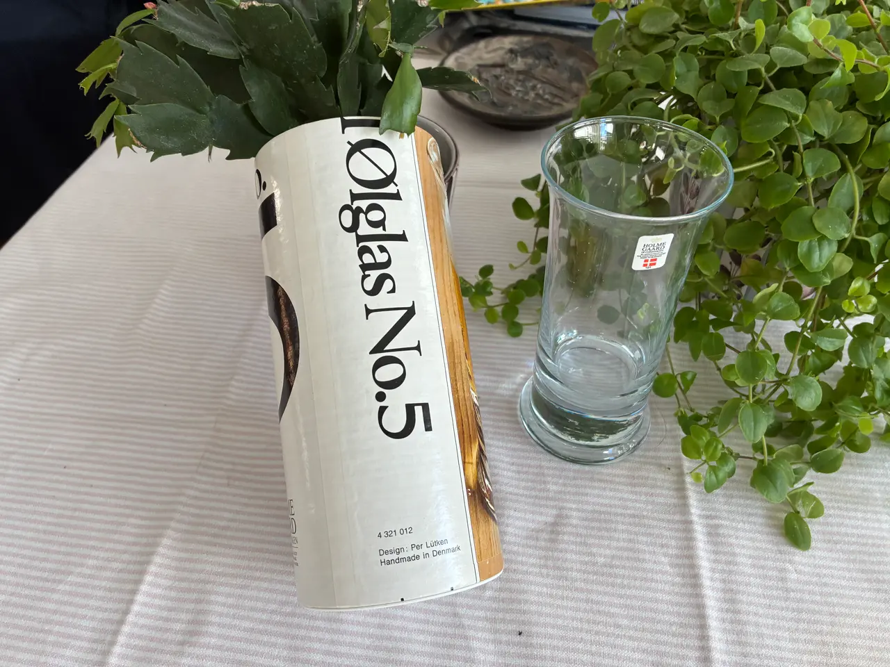 Billede 1 - 1 Ølglas No.5  -  Holmegaard