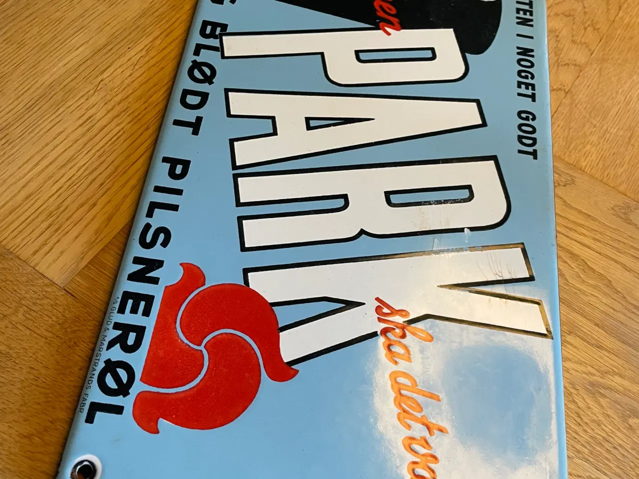 Billede 2 - Emaljeskilt park pilsner