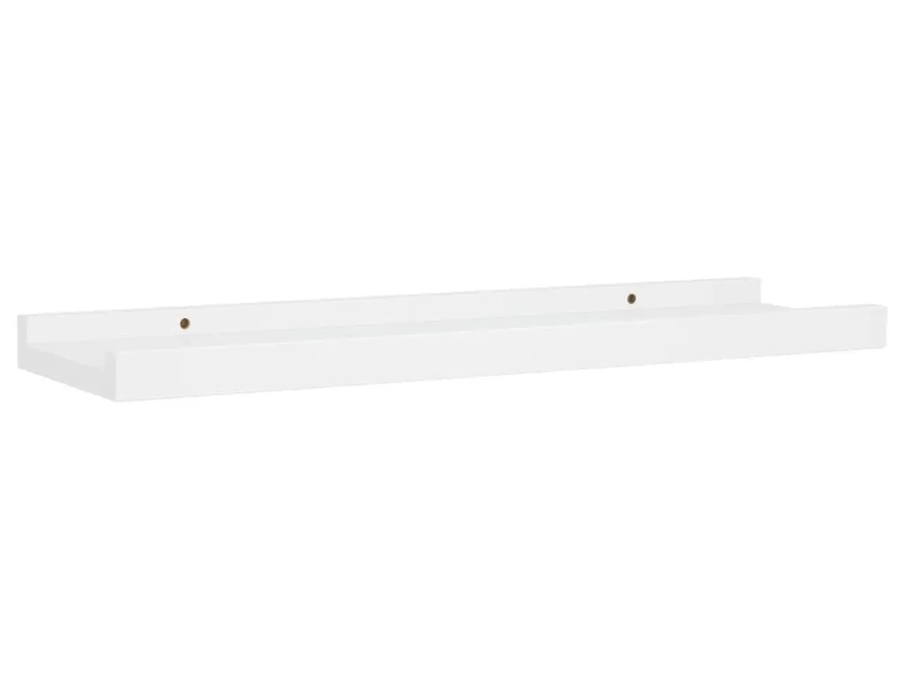 Billede 3 - Gallerihylder 2 stk. - 40 × 9 × 3 cm, MDF, hvid