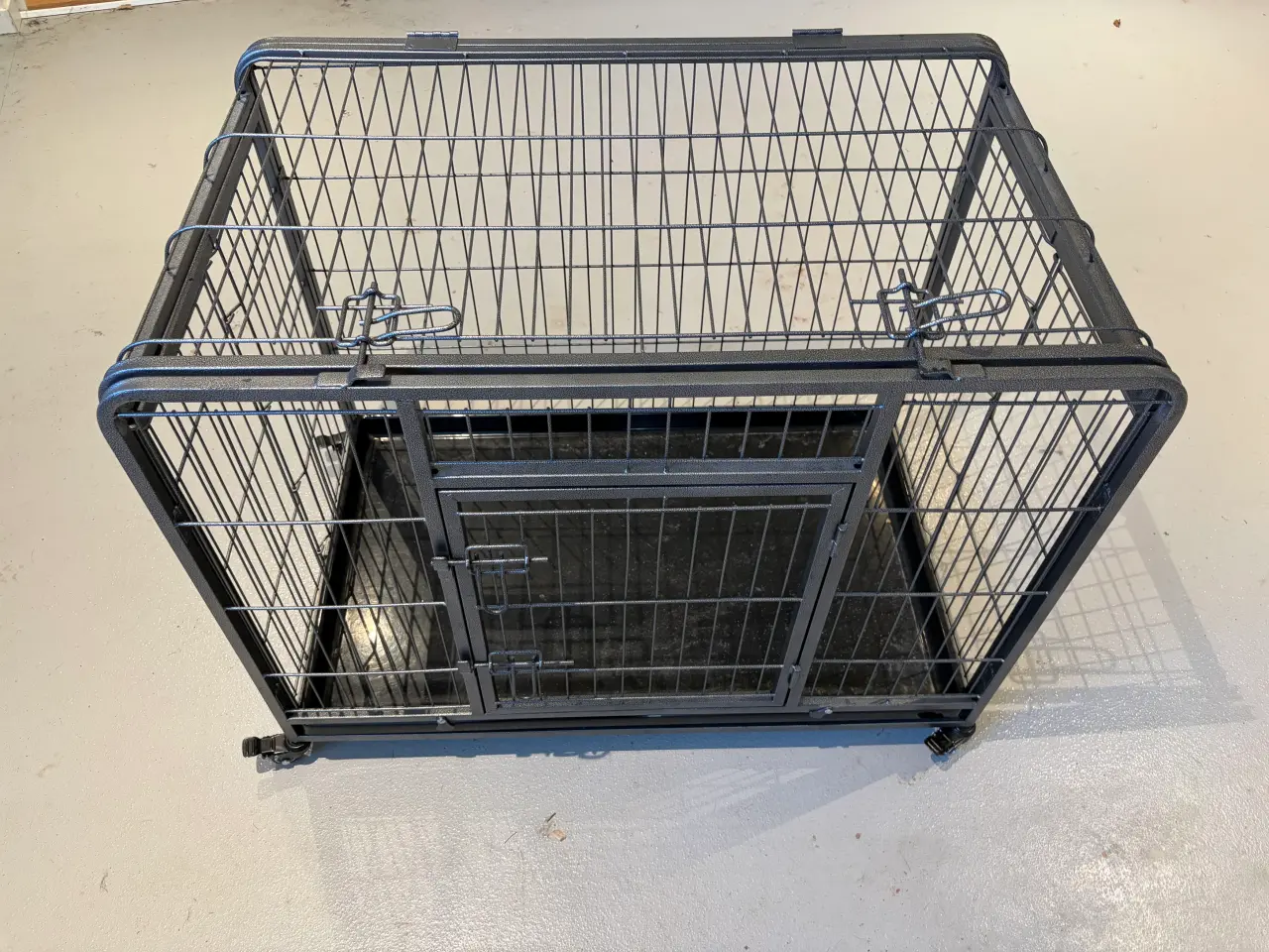 Billede 1 - MEDIUM - Kravlegård Til Hunden med Oplukkelig Top 