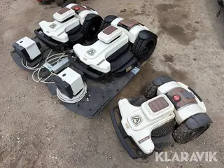 Robotplæneklippere Ambrogio 4.0 & 4.36 Elite - 3 styk