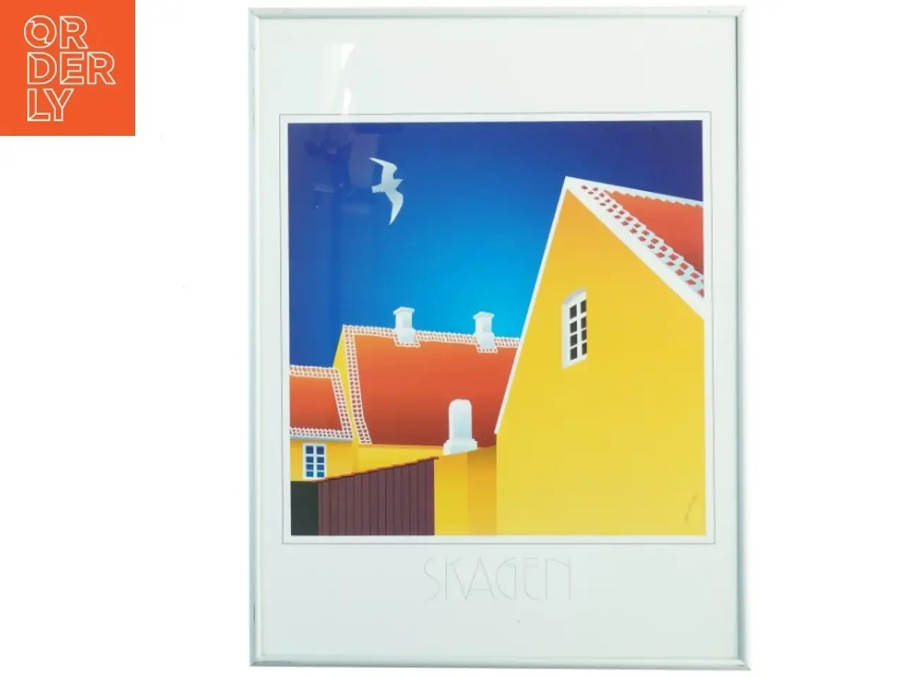 Billede 1 - Indrammet Skagen-plakat (str. 41 x 30 cm)