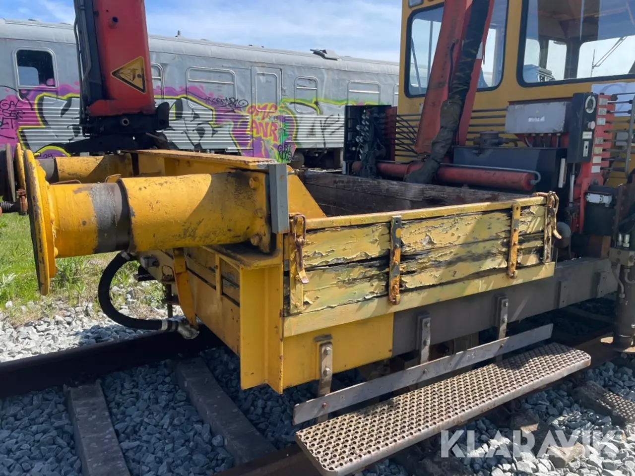 Billede 6 - Kort 10 tons trolje med palfinger kran