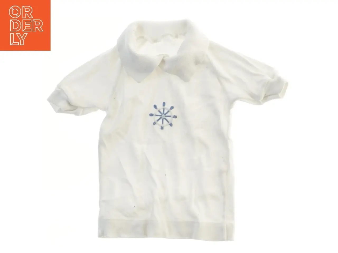 Billede 1 - Kortærmet t-shirt med krave (str. 56)