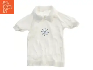 Kortærmet t-shirt med krave (str. 56)