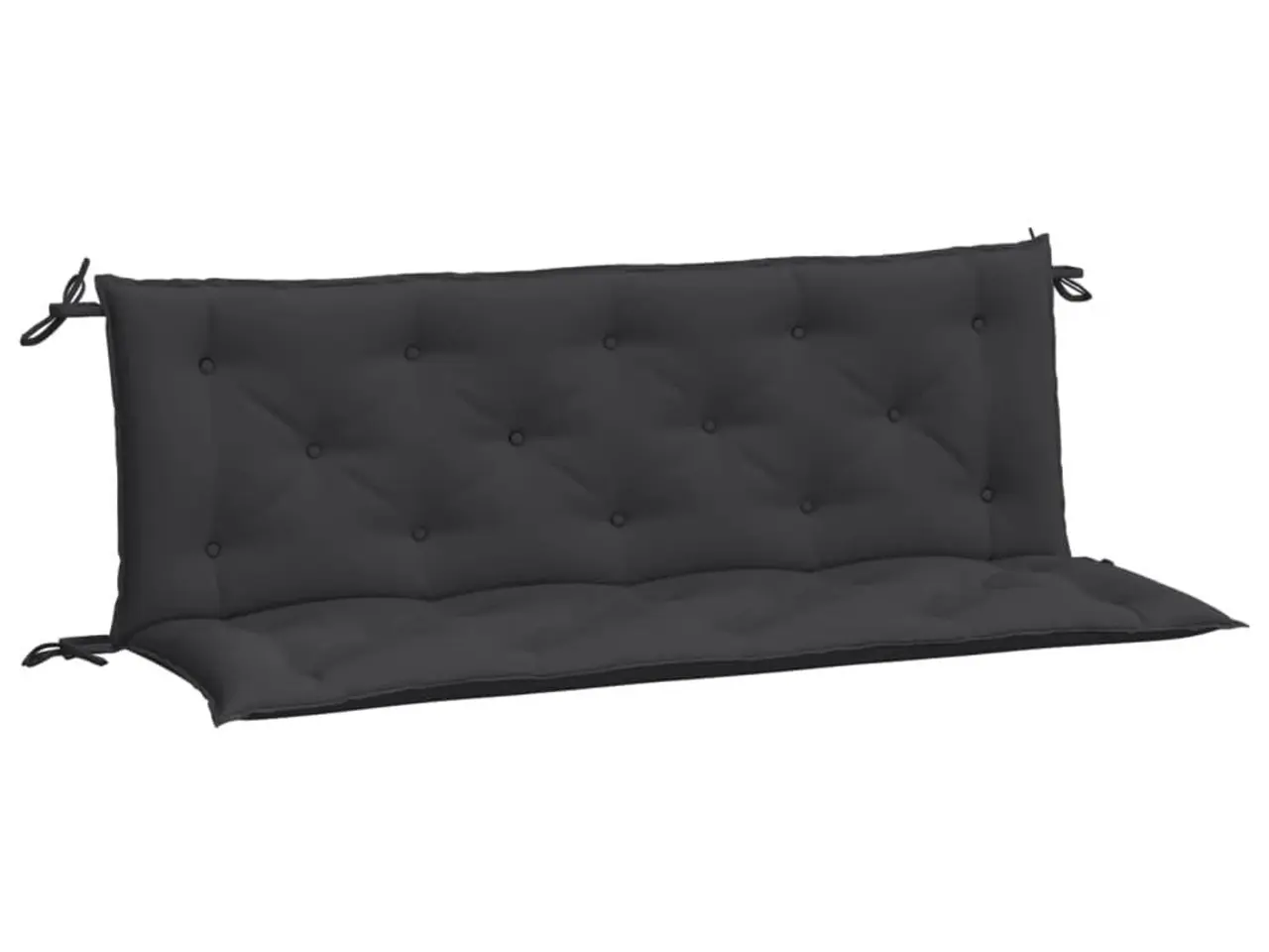Billede 3 - Bænkhynde til havebænk 150 x (50+50) x 7 cm - sort