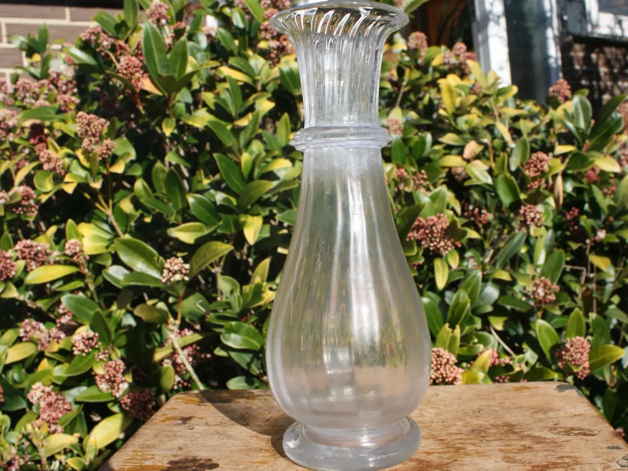 Billede 11 - Gammel mundblæst hyacintglas