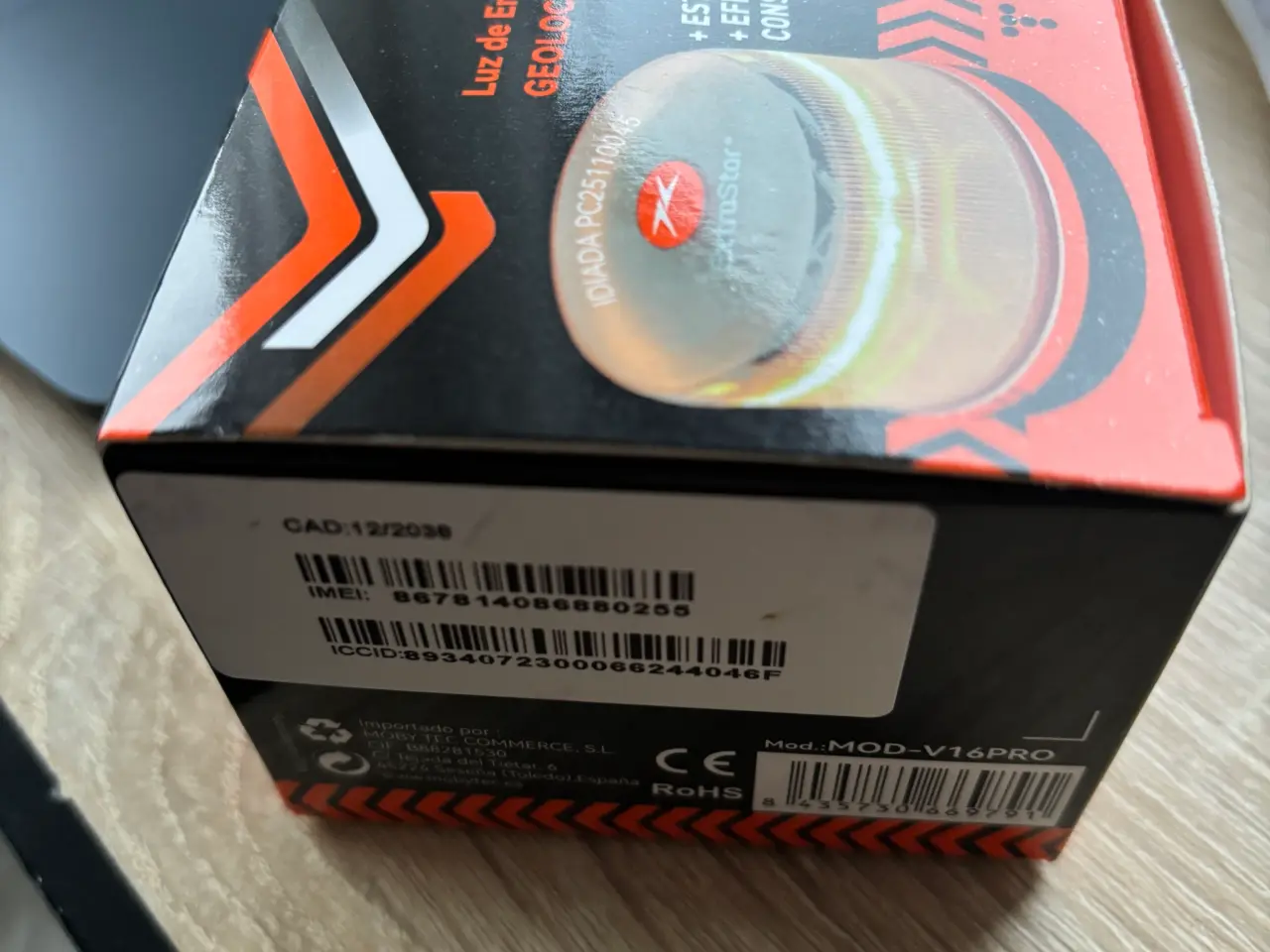Billede 1 - V16 SOS / orange lys til Spanien 