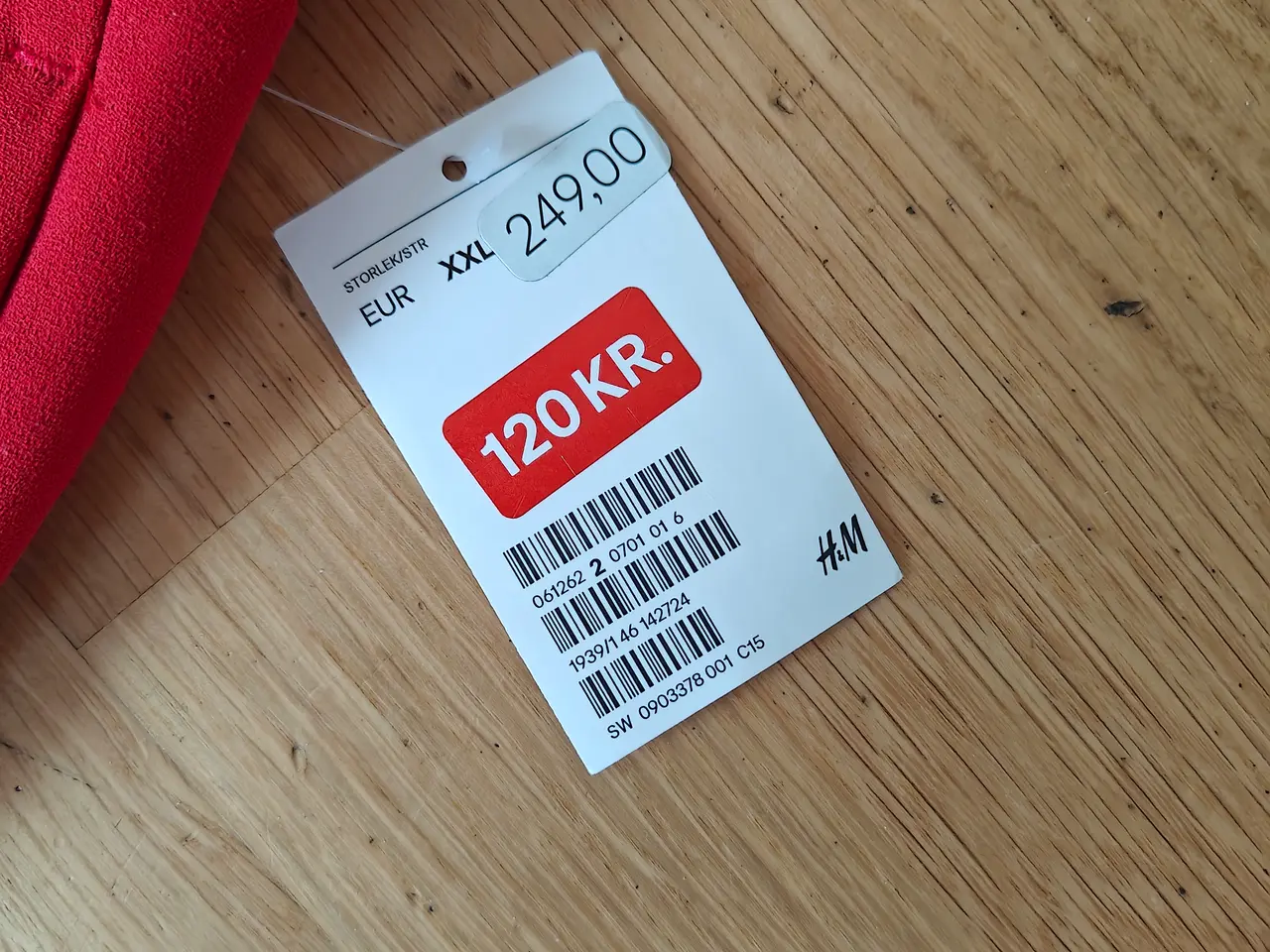 Billede 3 - H&M Baggy Bukser røde.