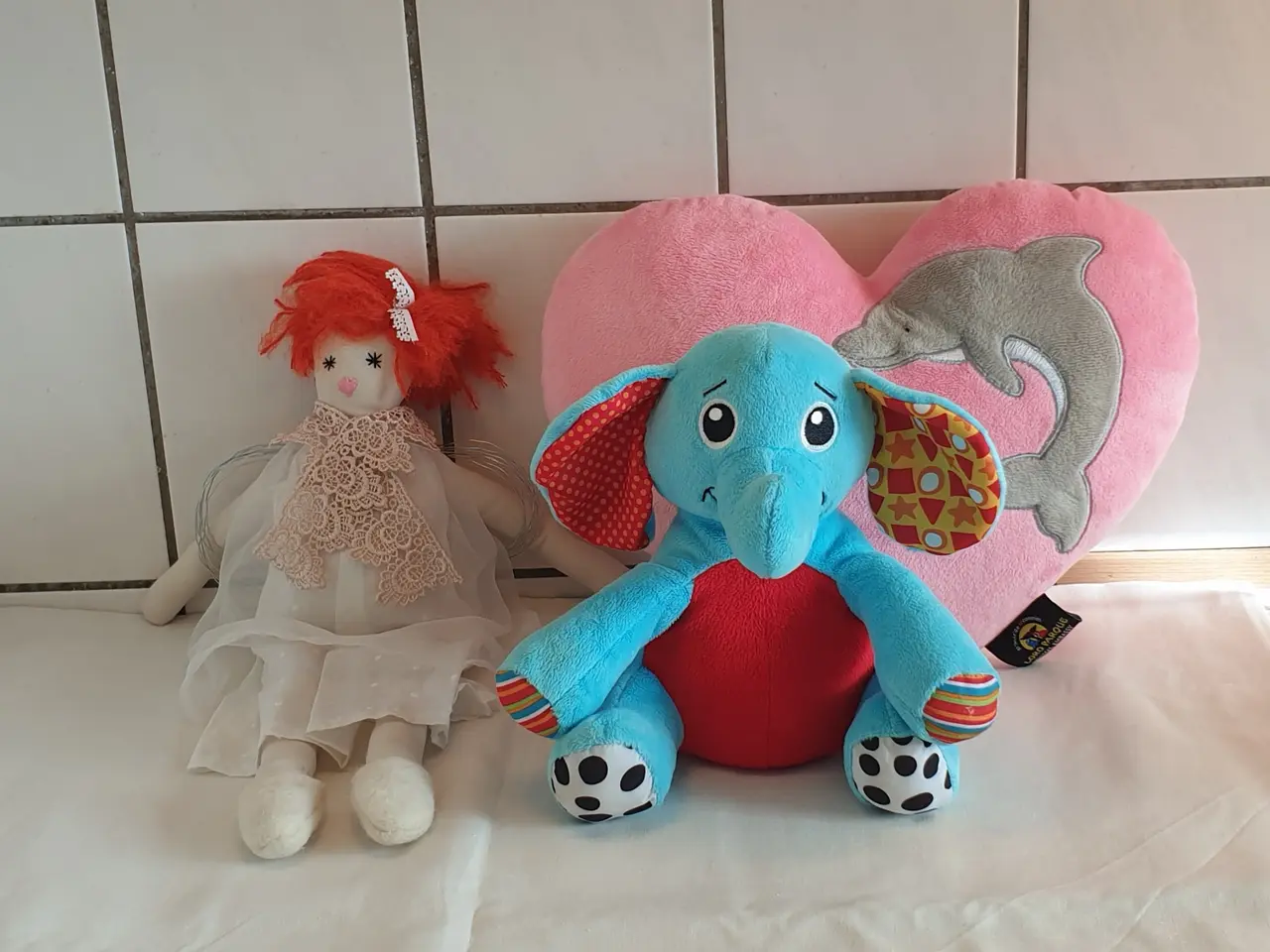 Billede 1 - GRATIS Englepige - elefant - hjertepude