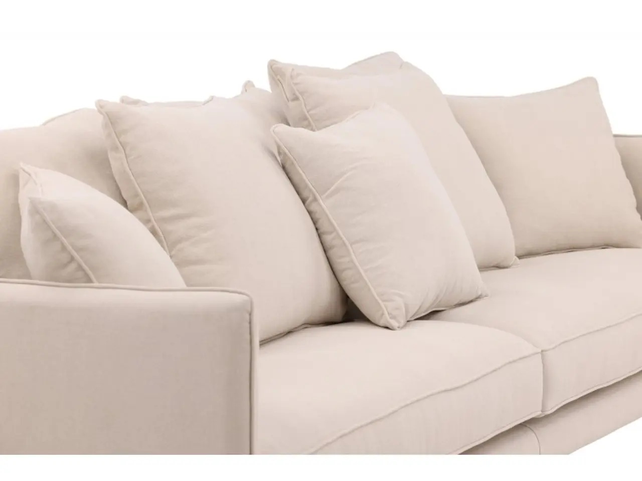 Billede 4 - Segelskaren 3 personers Sofa  - Beige Stof