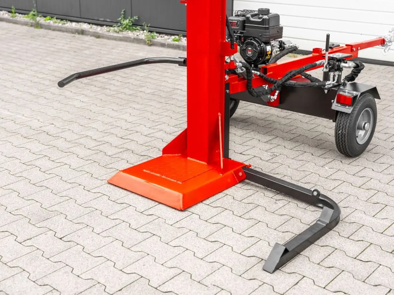 Billede 5 - WoodMaster CWM20B – 20 ton benzin brændekløver (lodret)