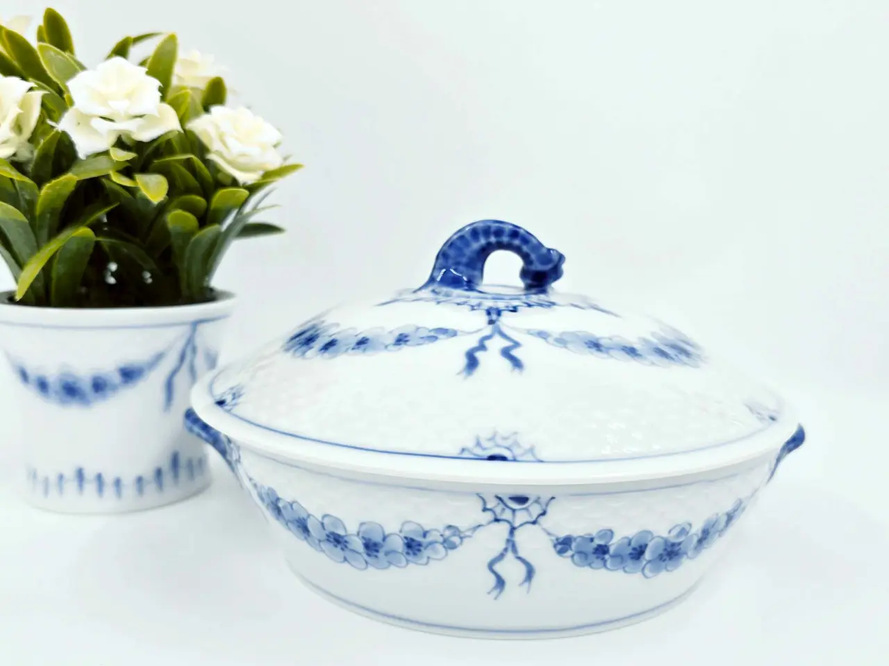 Billede 2 - Empire lågfad nr 5A Porcelæn 