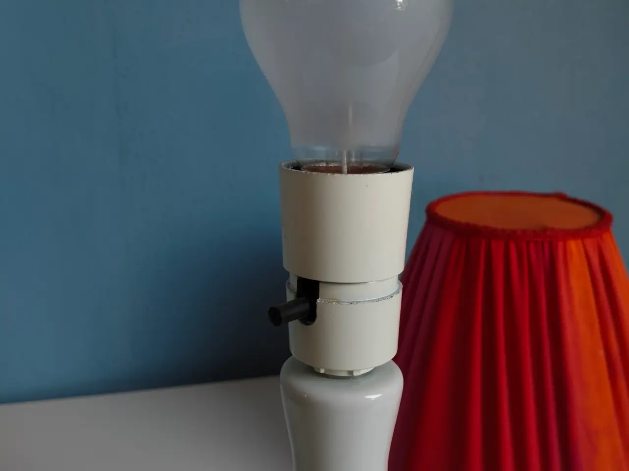 Billede 4 - Merry’s Design lampe – dansk hånddekoreret