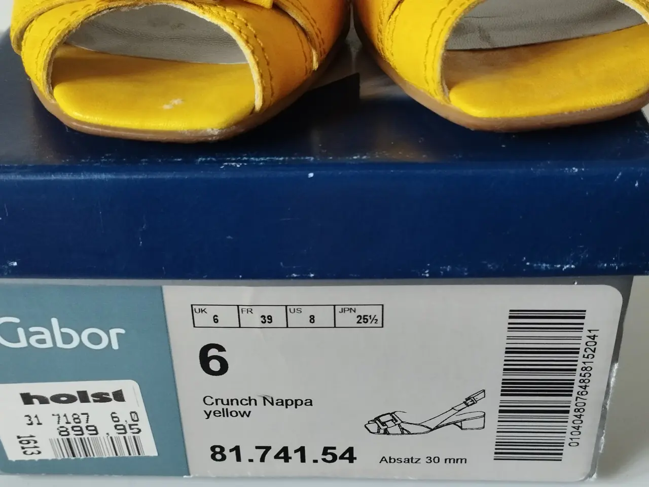 Billede 6 - Dame sandaler, Gabor, str. 39 læder. UBRUGTE.