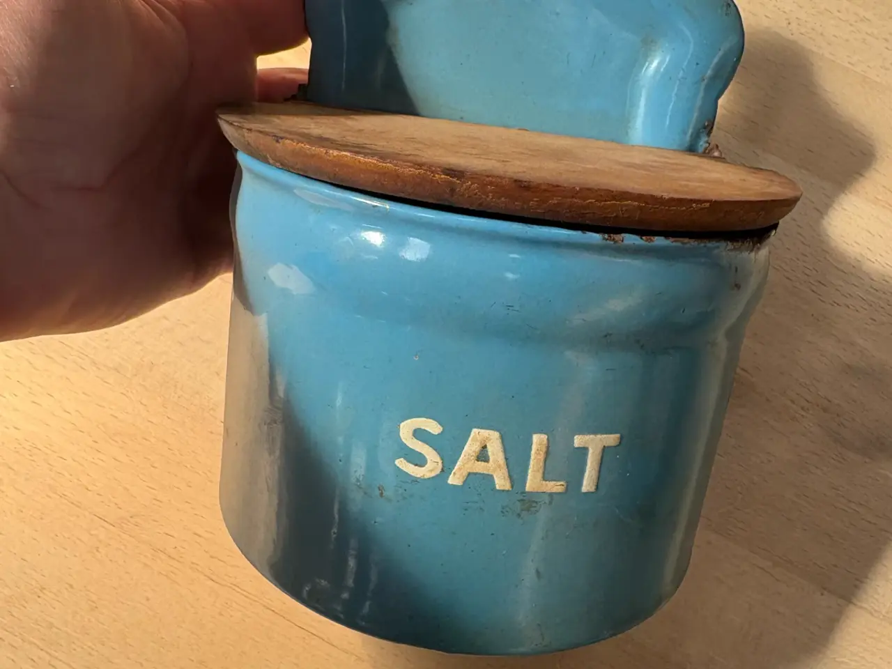 Billede 4 - Saltkar med patina 