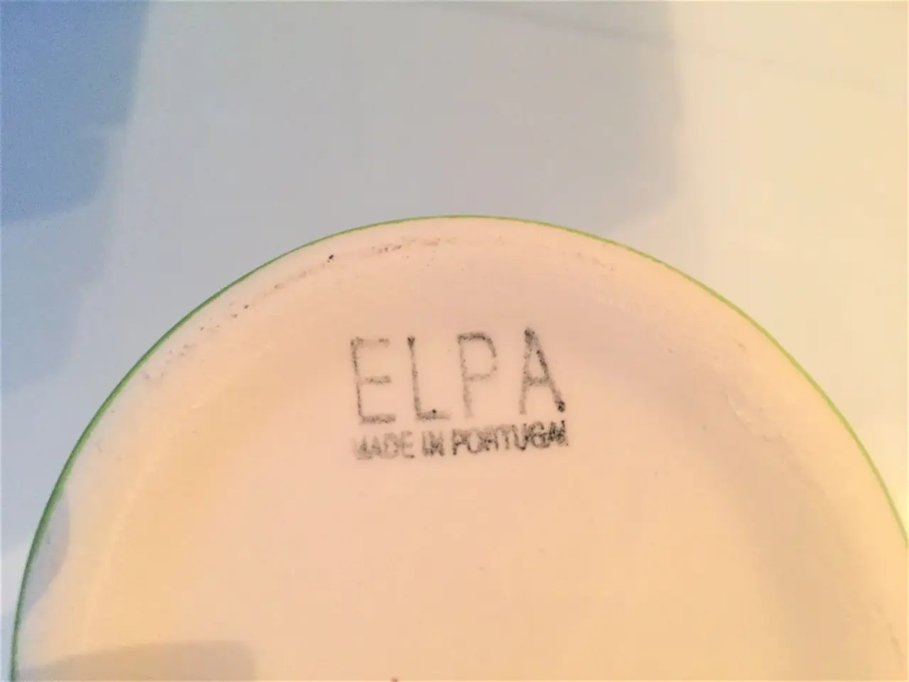 Billede 2 - ELPA sæbedispenser og tandkrus, håndmalet