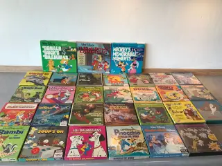 Stor samling Disney 8mm film (30 stk)