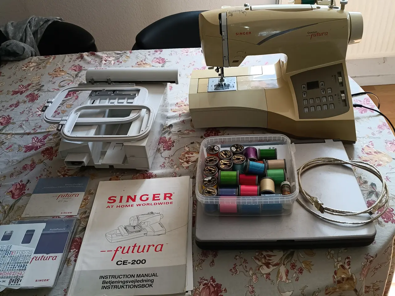 Billede 1 - singer sy/broderimaskine