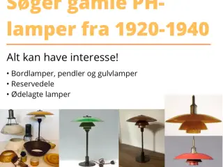 PH-LAMPER SØGES
