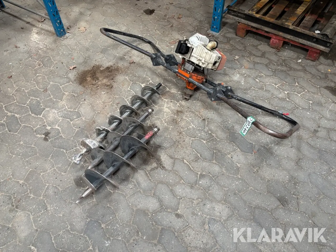 Billede 1 - Pælebor Stihl 4308 med 3 bor
