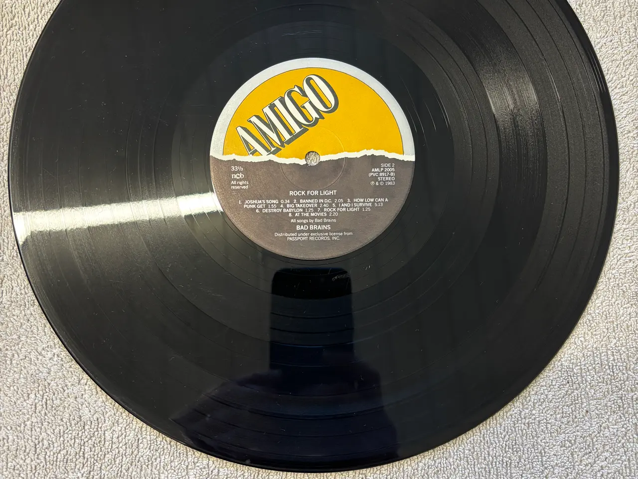 Billede 6 - Bad Brains – Rock For Light LP | Amigo (AMLP 2005)