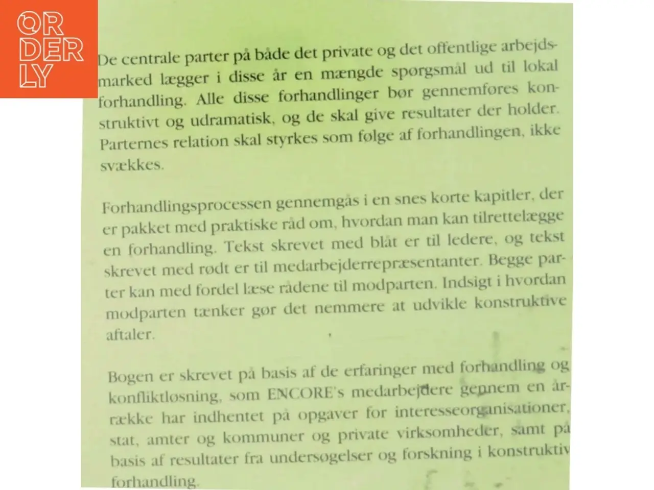 Billede 3 - Konstruktive Lokale Forhandlinger af Søren Viemose (Bog) fra ENCORE