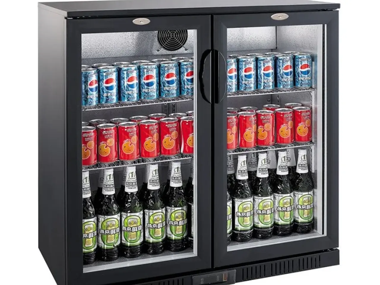 Billede 1 - Backbar / barkøleskab 198 liter – med 2 døre