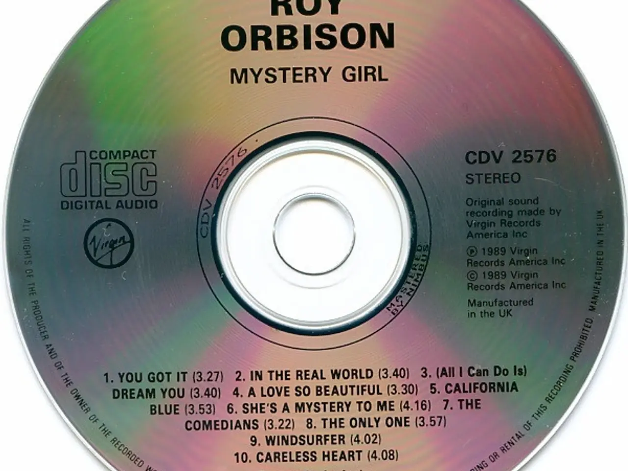 Billede 3 - Roy Orbison – Mystery Girl – CD