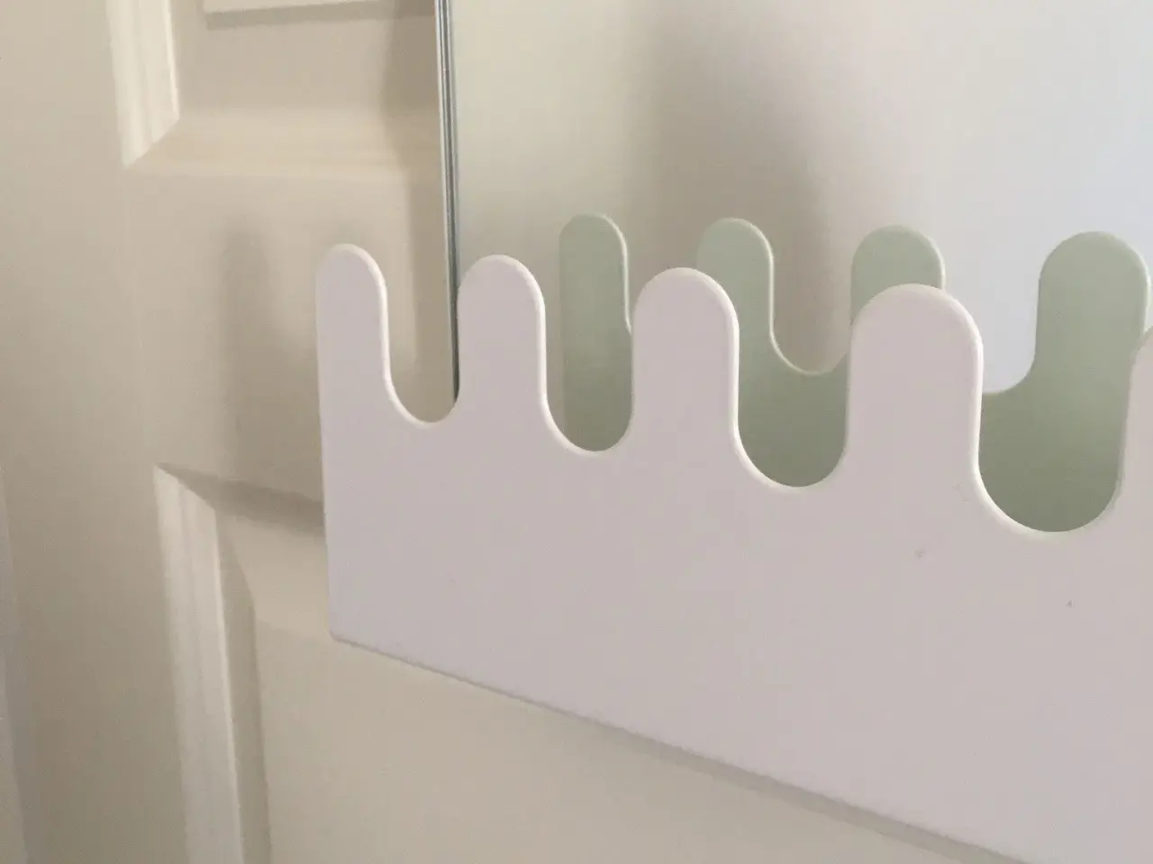 Billede 1 - Hvidt IKEA spejl 