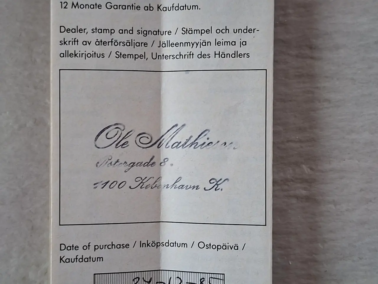 Billede 4 - Swatch ur købt den 24.12.1985.