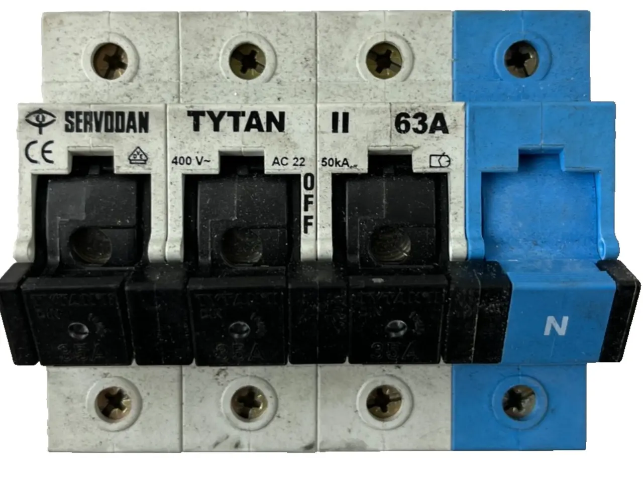 Billede 1 - Servodan TYTAN II 63A 4-Pole Fuse kontakt 400V